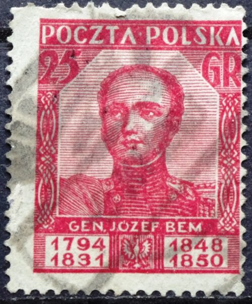pašto ženklas, Lenkija, Jozef Bem