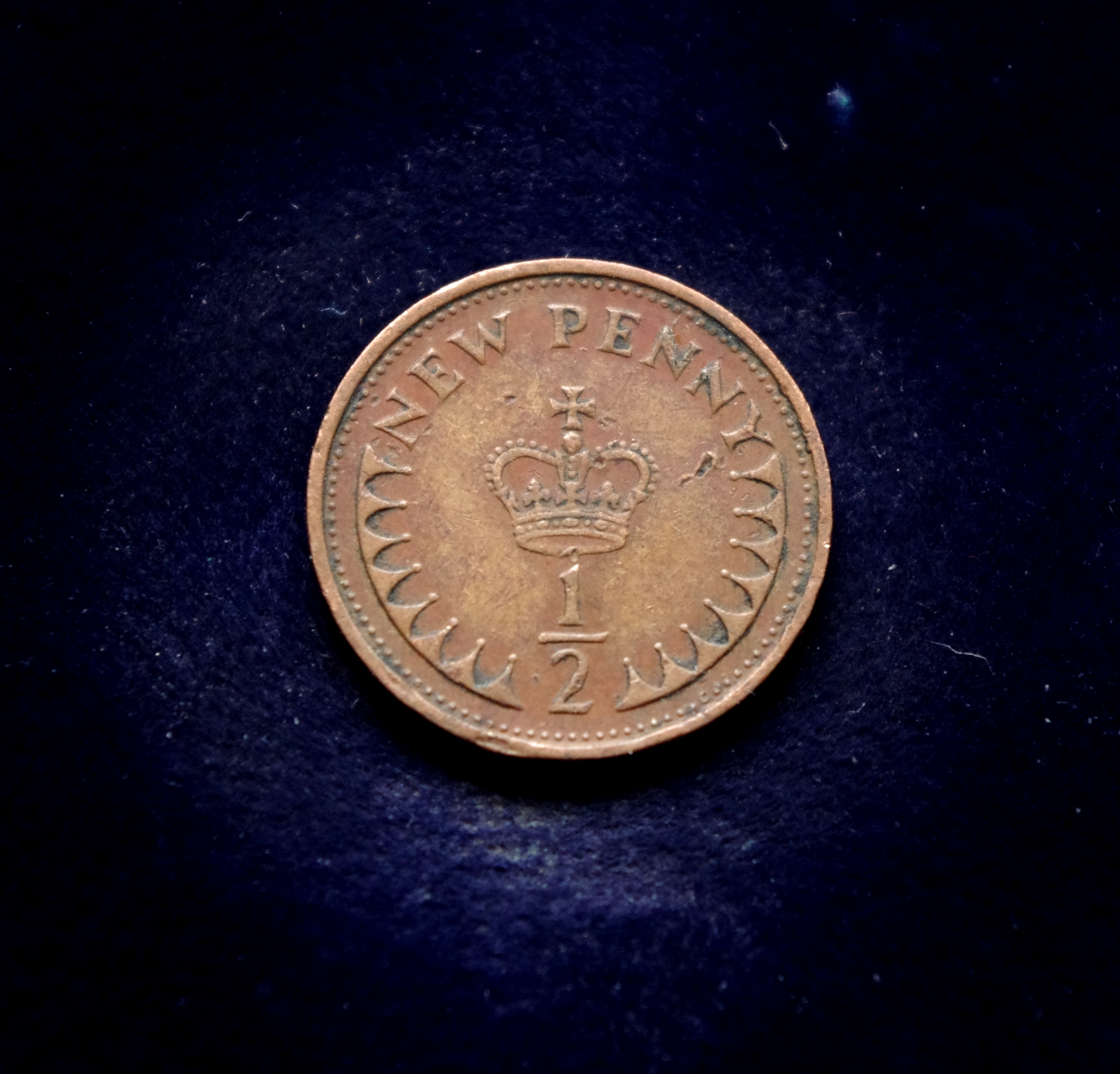 moneta, 1/2 penso, Jungtinė Karalystė
