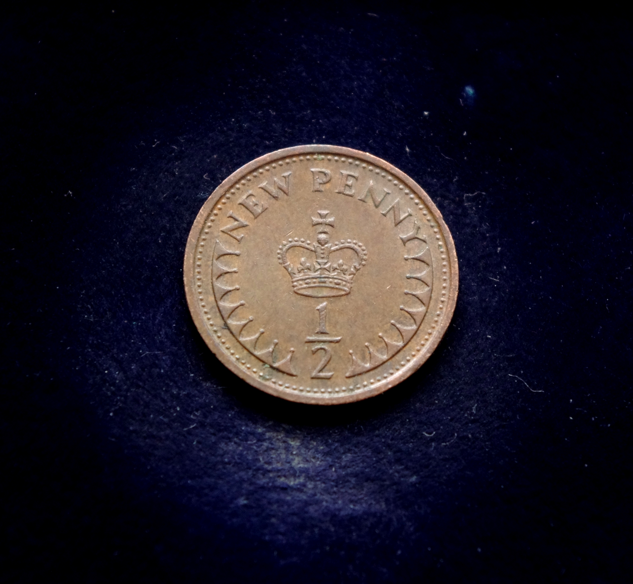 moneta, 1/2 penso, Jungtinė Karalystė
