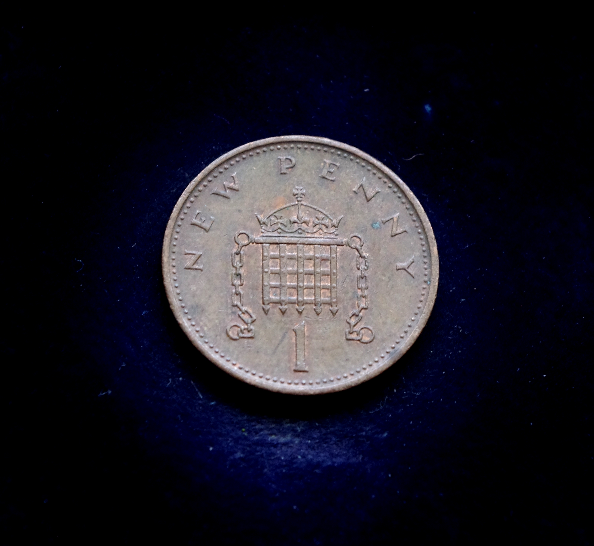 moneta, 1 naujasis pensas, Jungtinė Karalystė