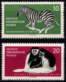 Vokietijos Demokratinė Respublika (VDR), pilna serija, MiNr 825-826 MNH**