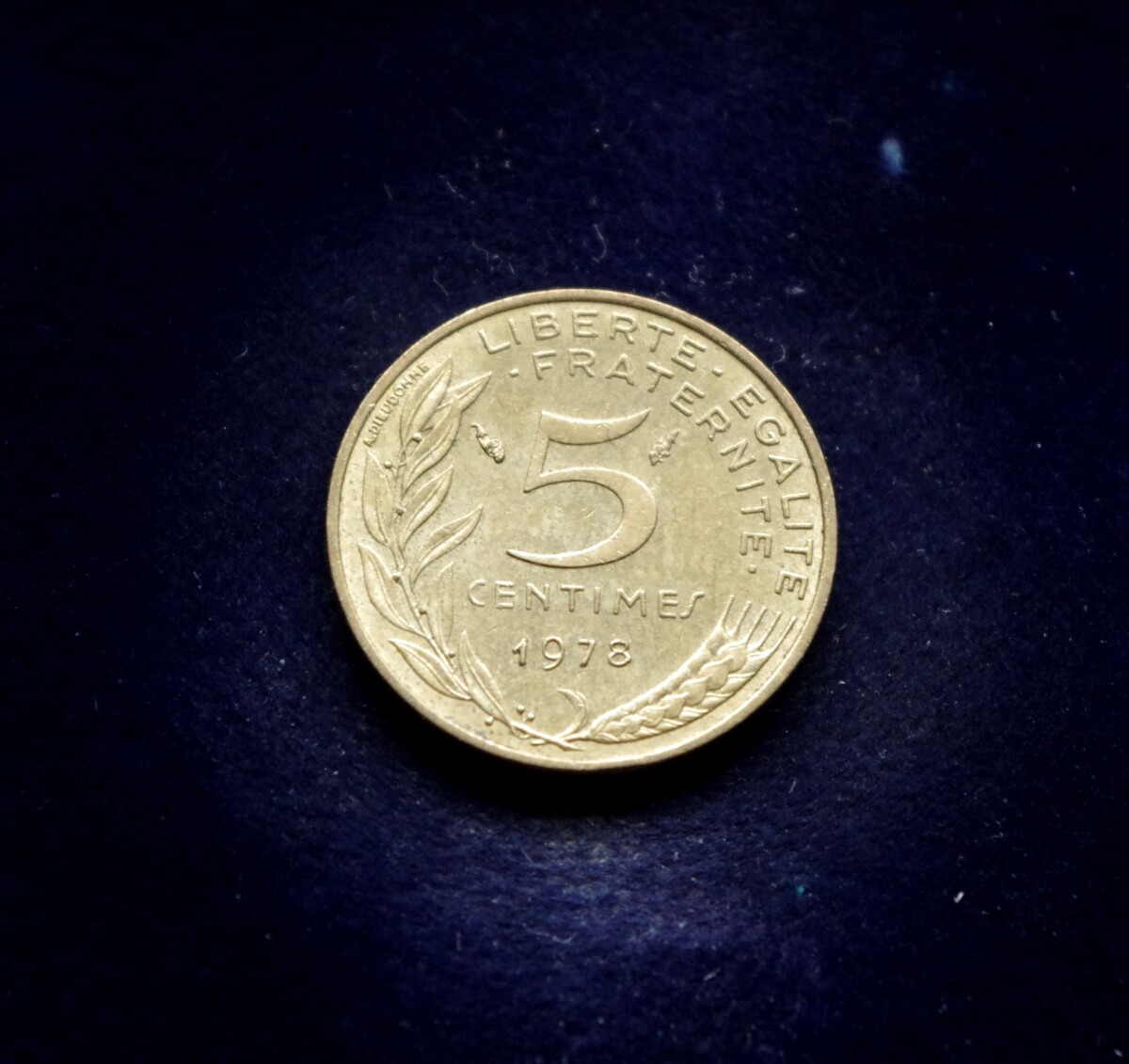 moneta, 5 santimai, Prancūzija
