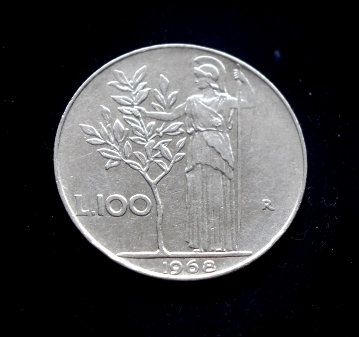 moneta, 100 lirų, Italija