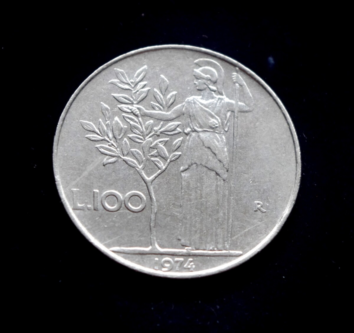 moneta, 100 lirų, Italija