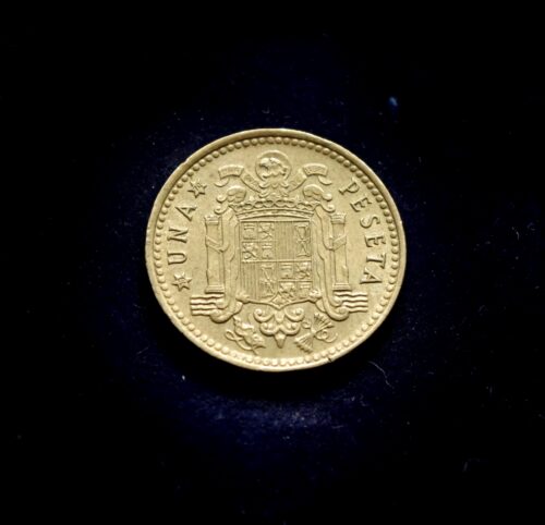 moneta, 1 peseta, Ispanija