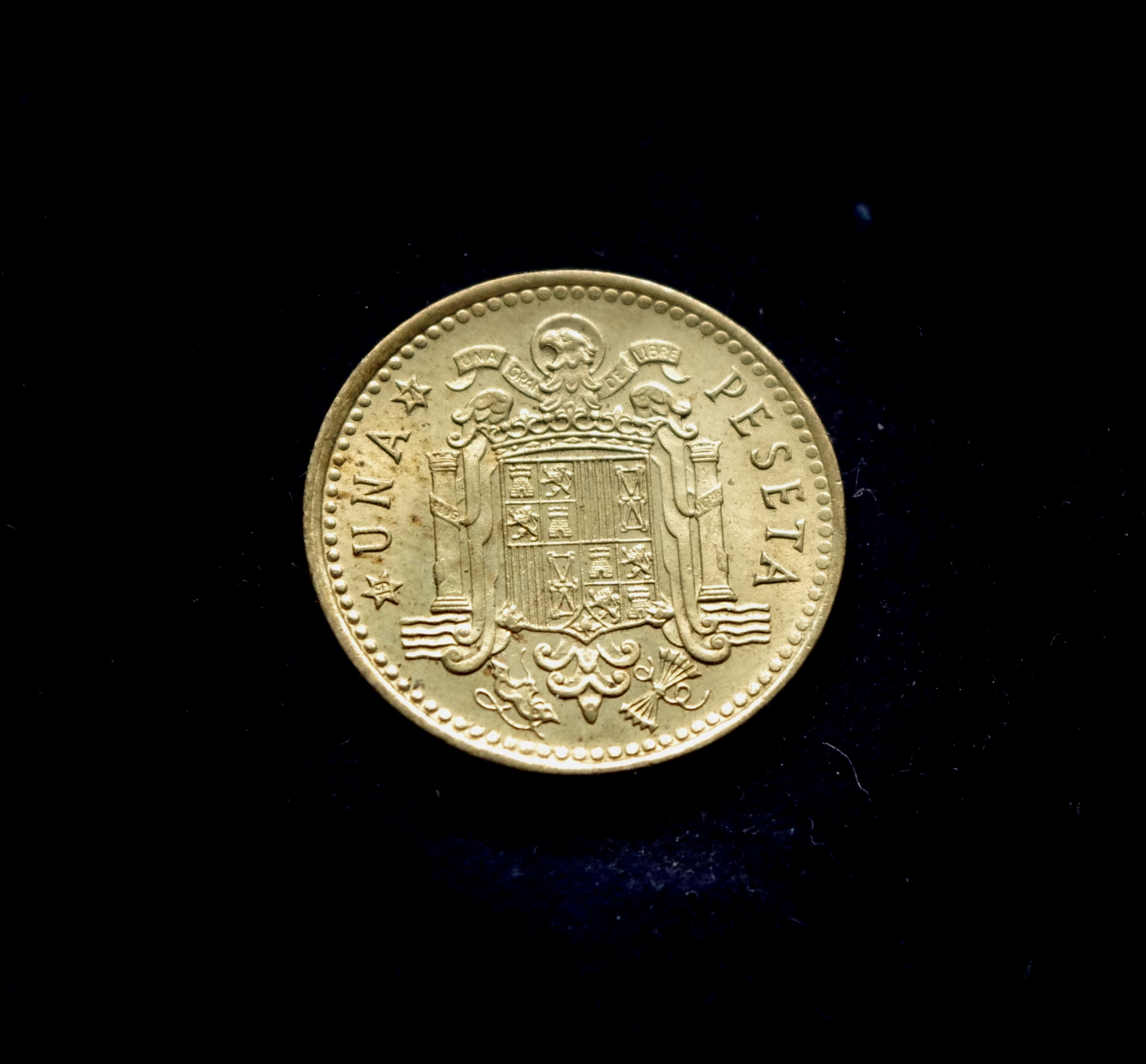 moneta, 1 peseta, Ispanija