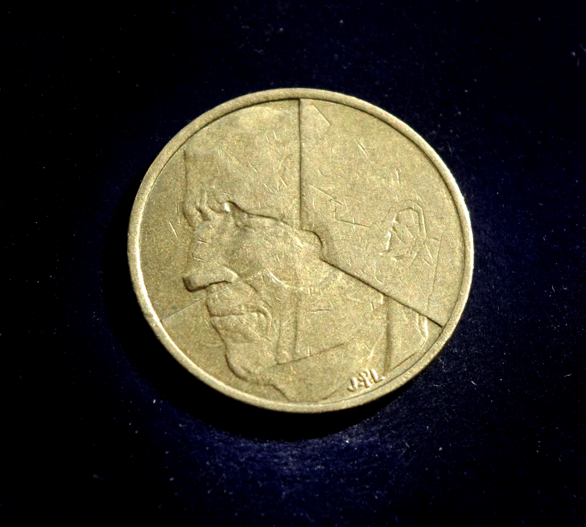 Moneta, 5 frankai, Belgija