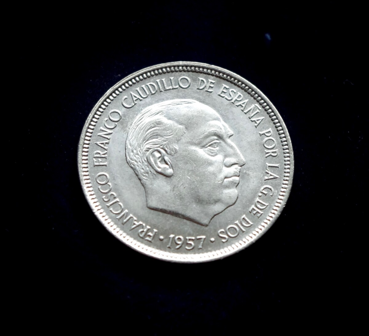 moneta, 5 pesetos, Ispanija