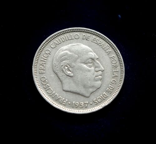 moneta, 5 pesetos, Ispanija