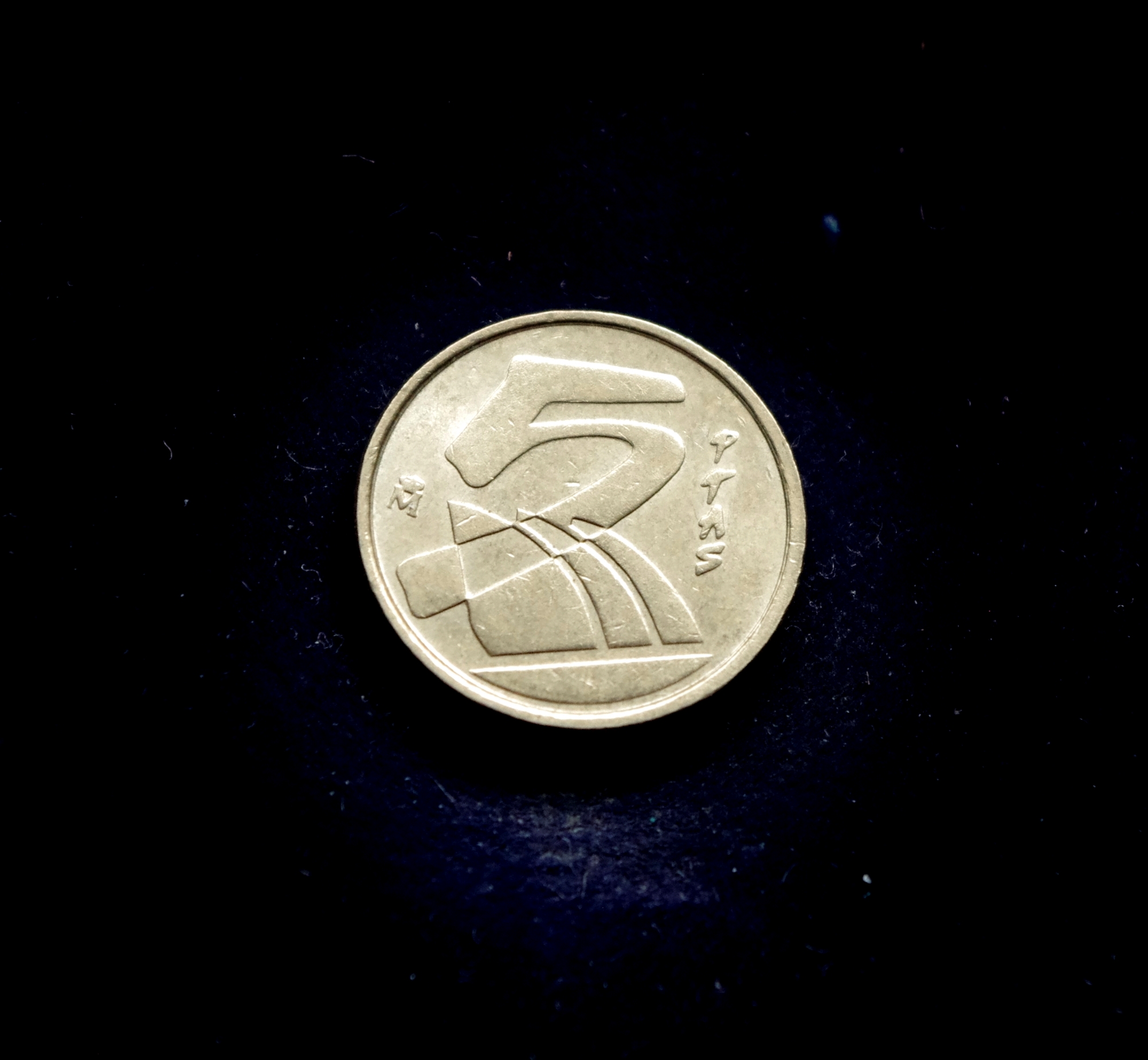 moneta, 5 pesetos, Ispanija