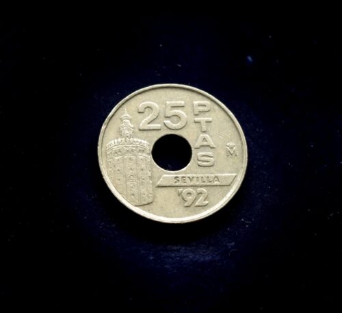 moneta, 25 pesetos, Ispanija, Sevilijos paroda