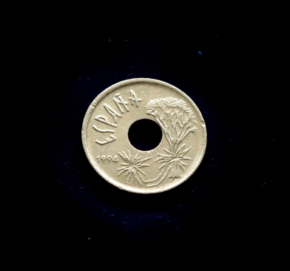 moneta, 25 pesetos, Ispanija, Kanarų salos