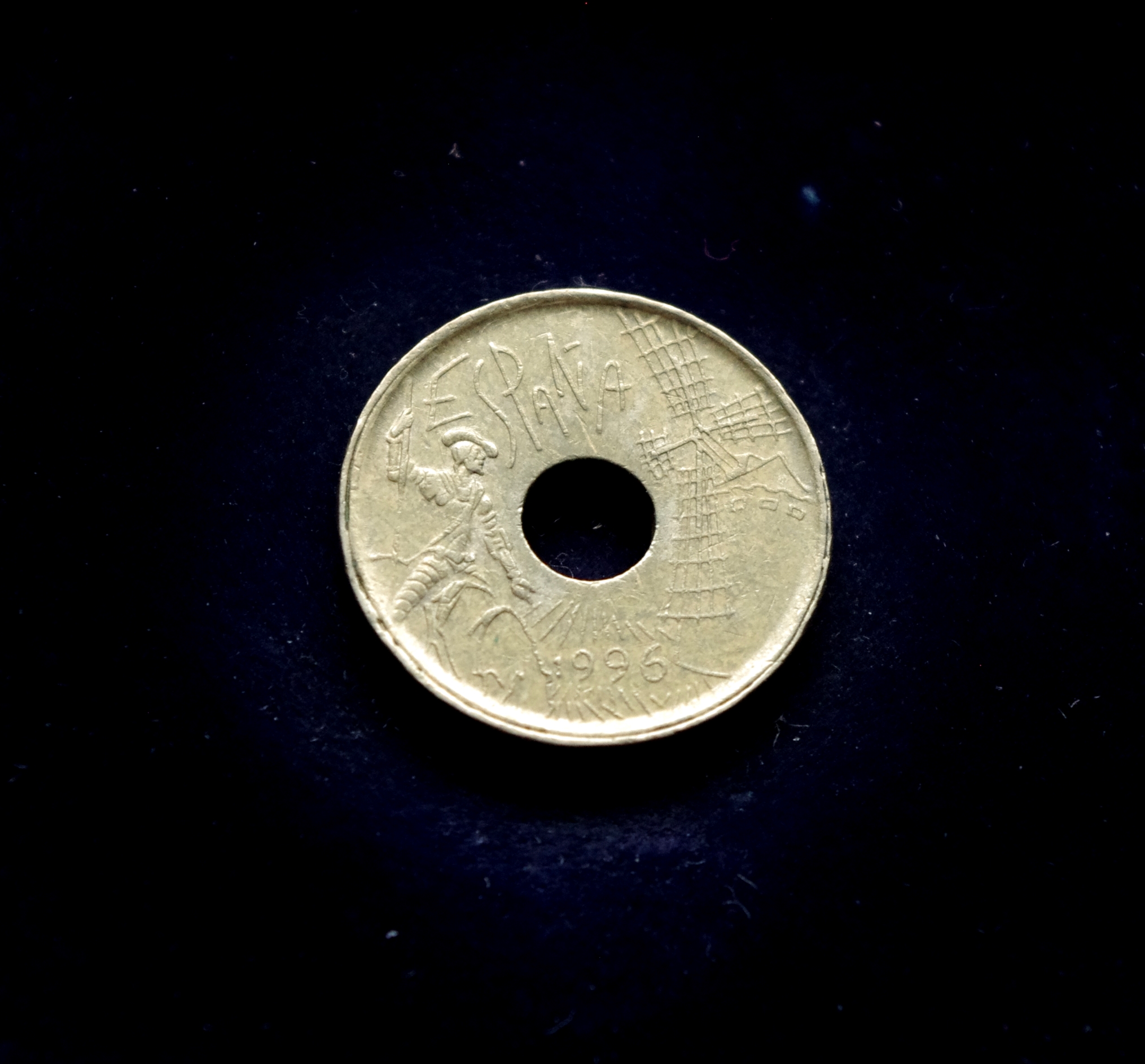 moneta, 25 pesetos, Ispanija, Castile-La Mancha