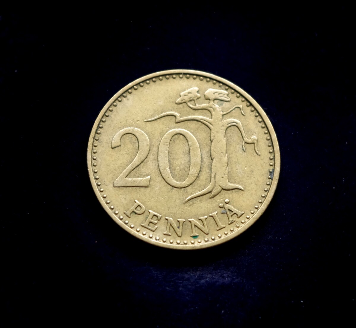 moneta, 20 pensų, Suomija