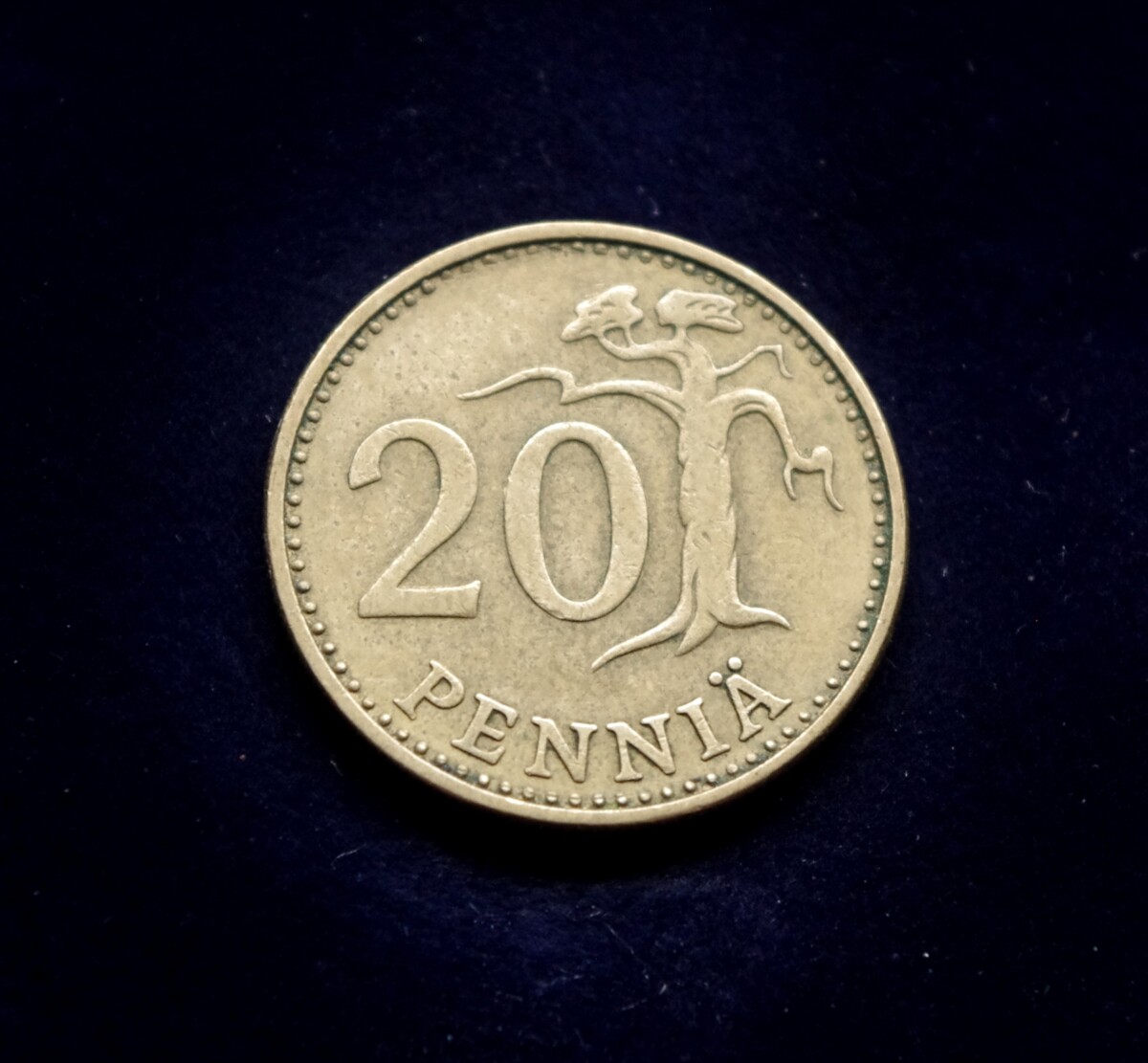 moneta, 20 pensų, Suomija
