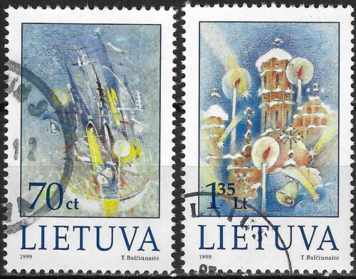 Pašto ženklai, Lietuva, Šv. Kalėdos ir Naujieji metai