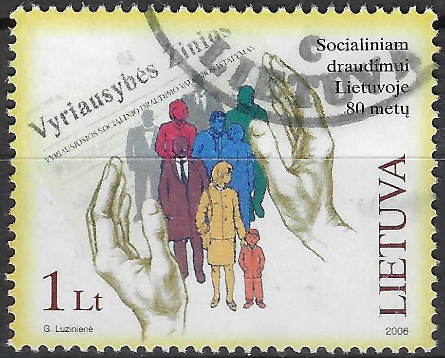 Pašto ženklai, Lietuva, 80 metų socialiniam draudimui Lietuvoje