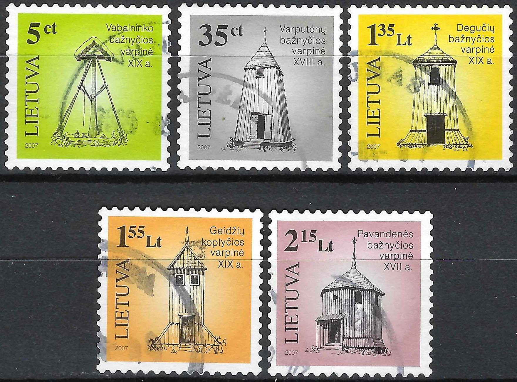 Pašto ženklai, Lietuva, Lietuvos medinė sakralinė architektūra