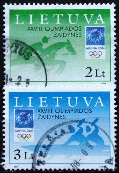 Pašto ženklai, Lietuva, 2004 m. Graikijos olimpinės žaidynės