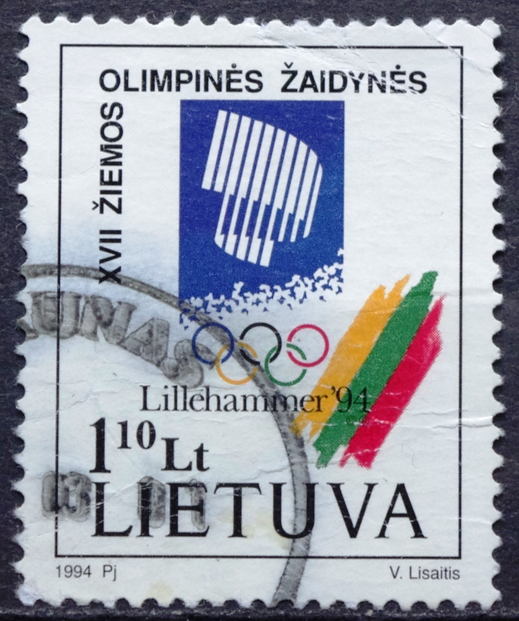 Pašto ženklai, Lietuva, 1994 m. Lilehamerio olimpinės žaidynės