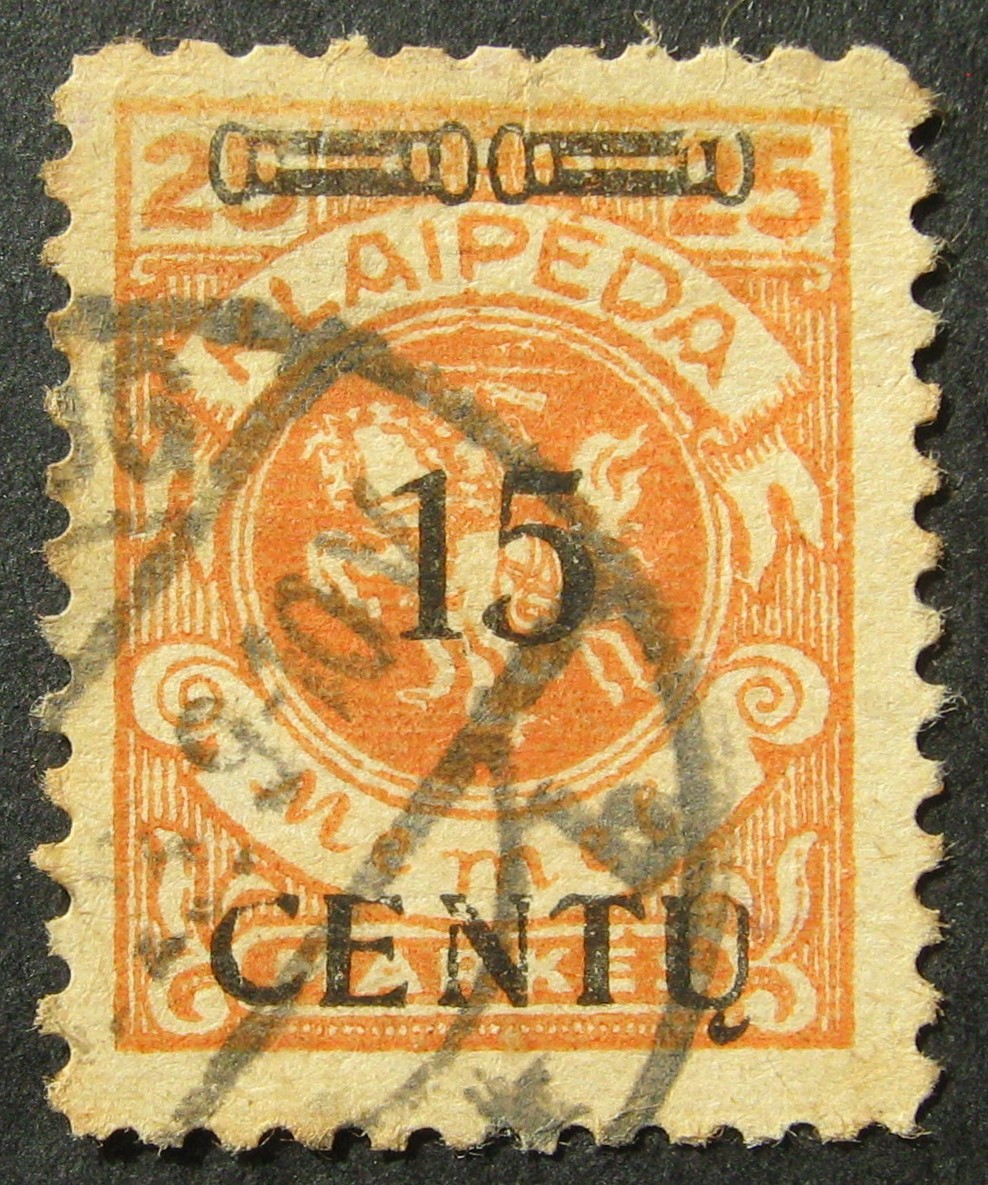 IMG_4943 Klaipėdos spaustuvėje perspausdintas ankstesnio leidimo ženklas (Herbas su raiteliu)