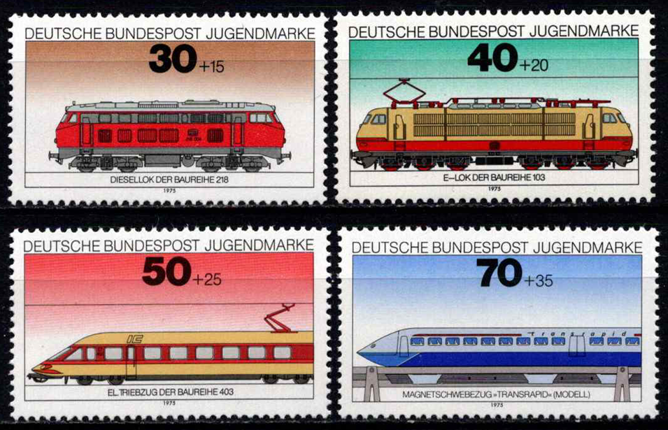 Vokietija, pilna serija, MiNr 836-839 MNH**