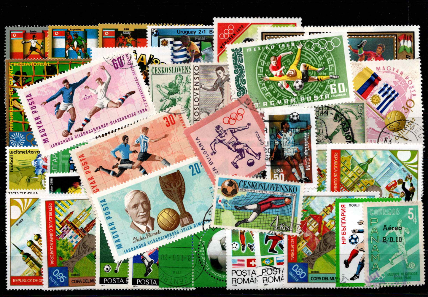 Pašto ženklai sporto tematika: įvairios sporto rūšys, visas pasaulis