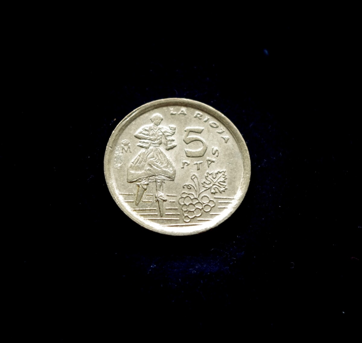 moneta, 5 pesetos, Ispanija, La Riocha