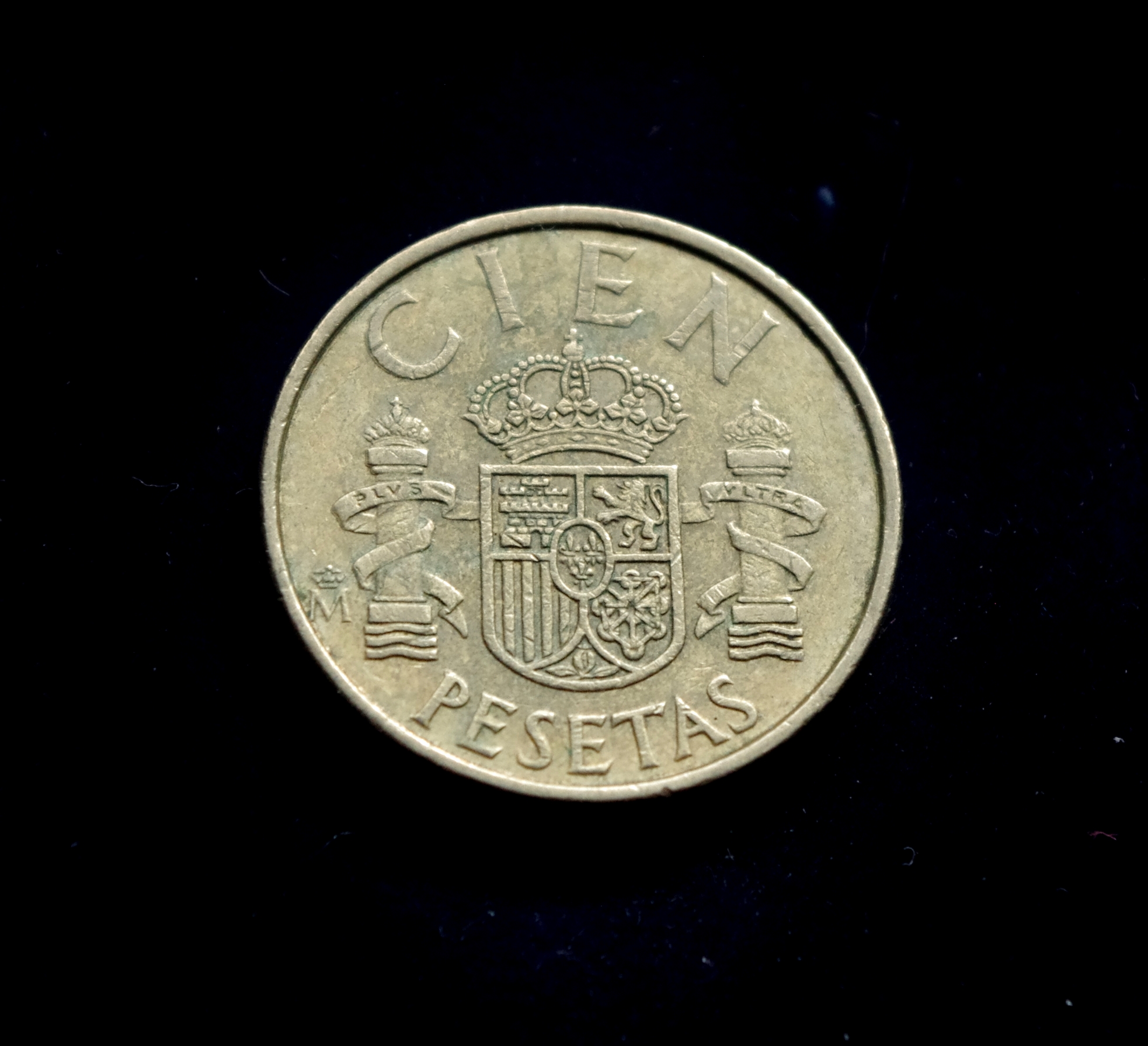 moneta, 100 pesetų, Ispanija