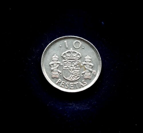 moneta, 10 pesetų, Ispanija