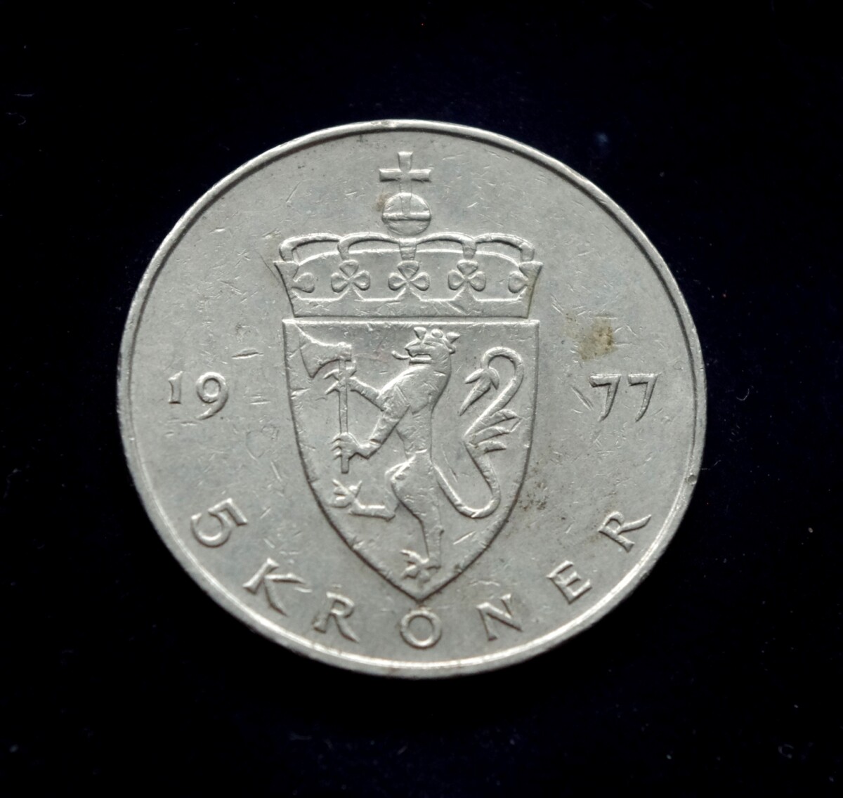 moneta, 5 kronos, Norvegija