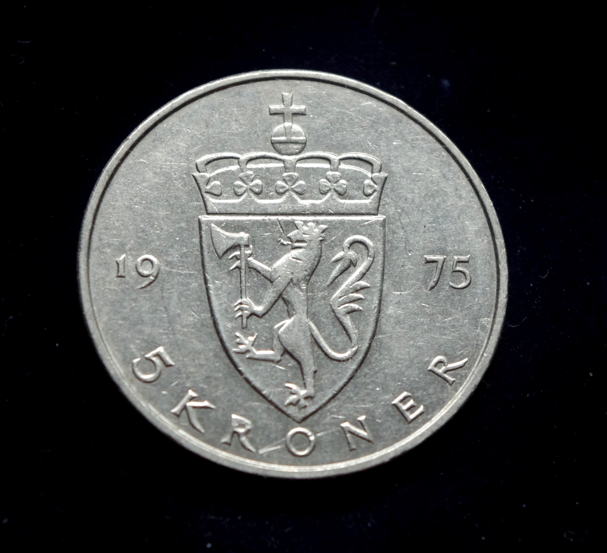 moneta, 5 kronos, Norvegija