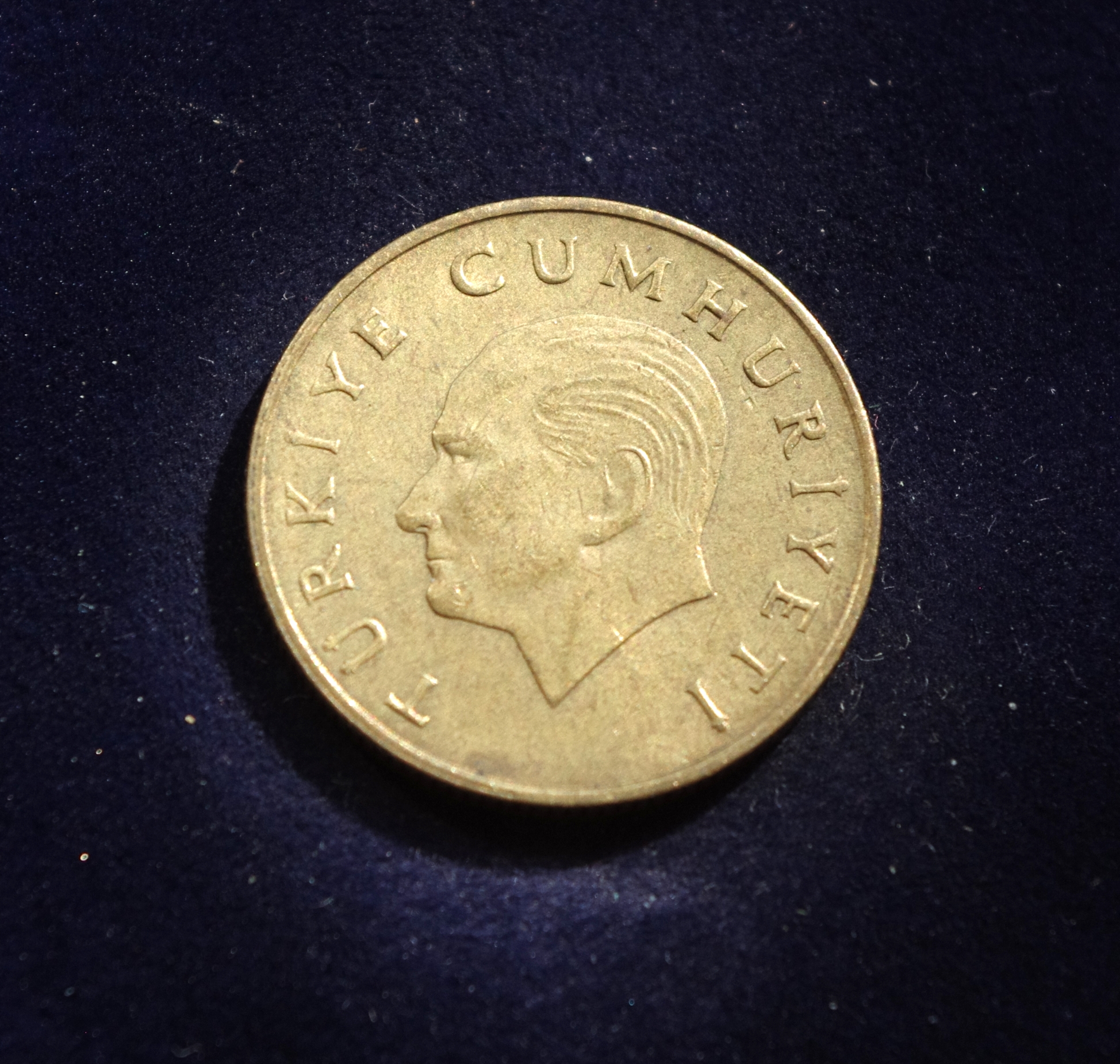 moneta, 500 lirų, Turkija