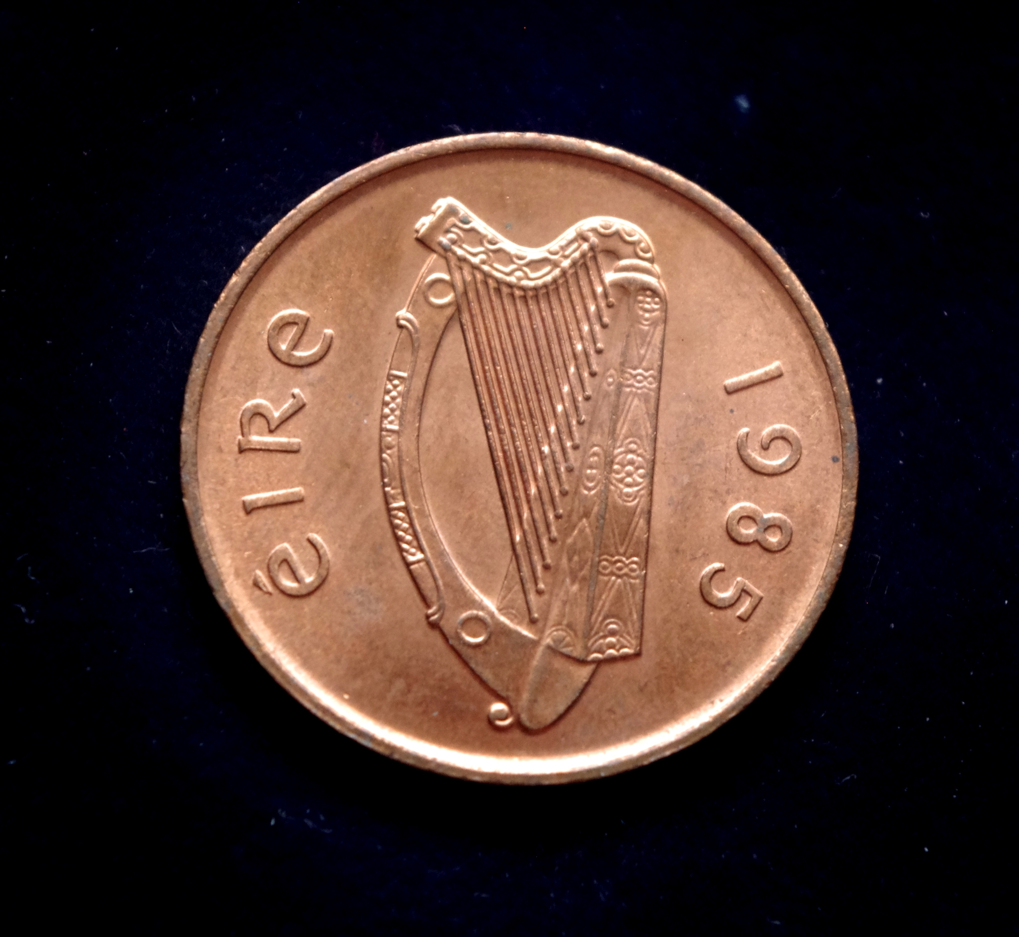 Airijos 2 pensų moneta