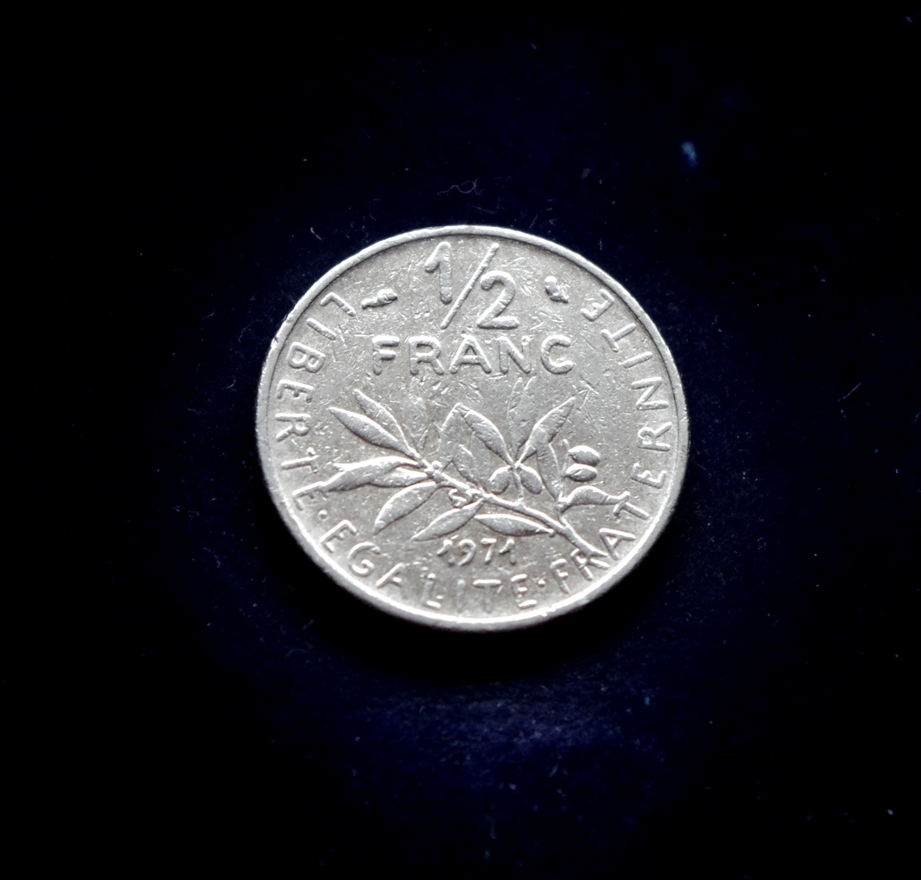 moneta, 1/2 franko, Prancūzija