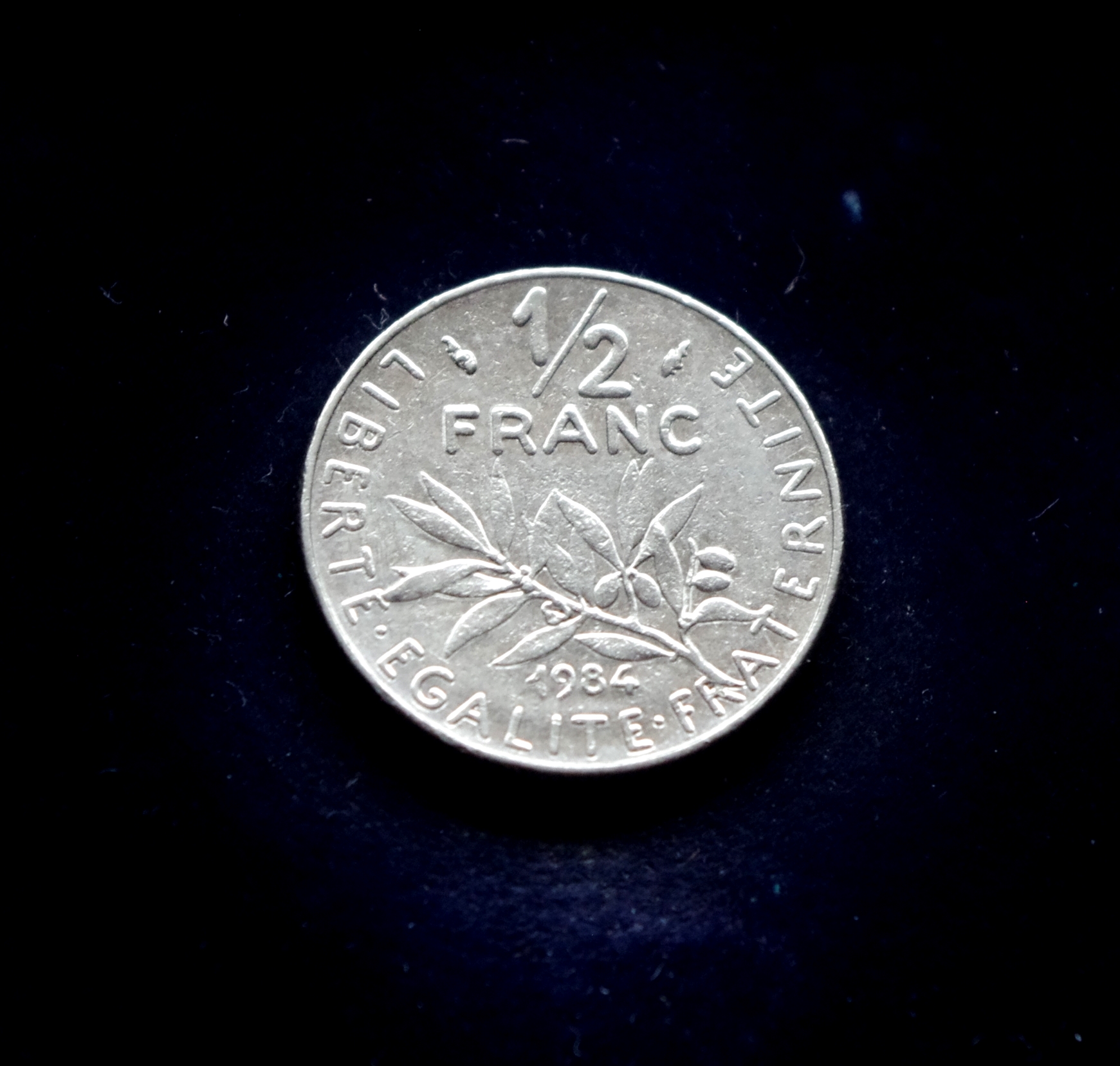 moneta, 1/2 franko, Prancūzija