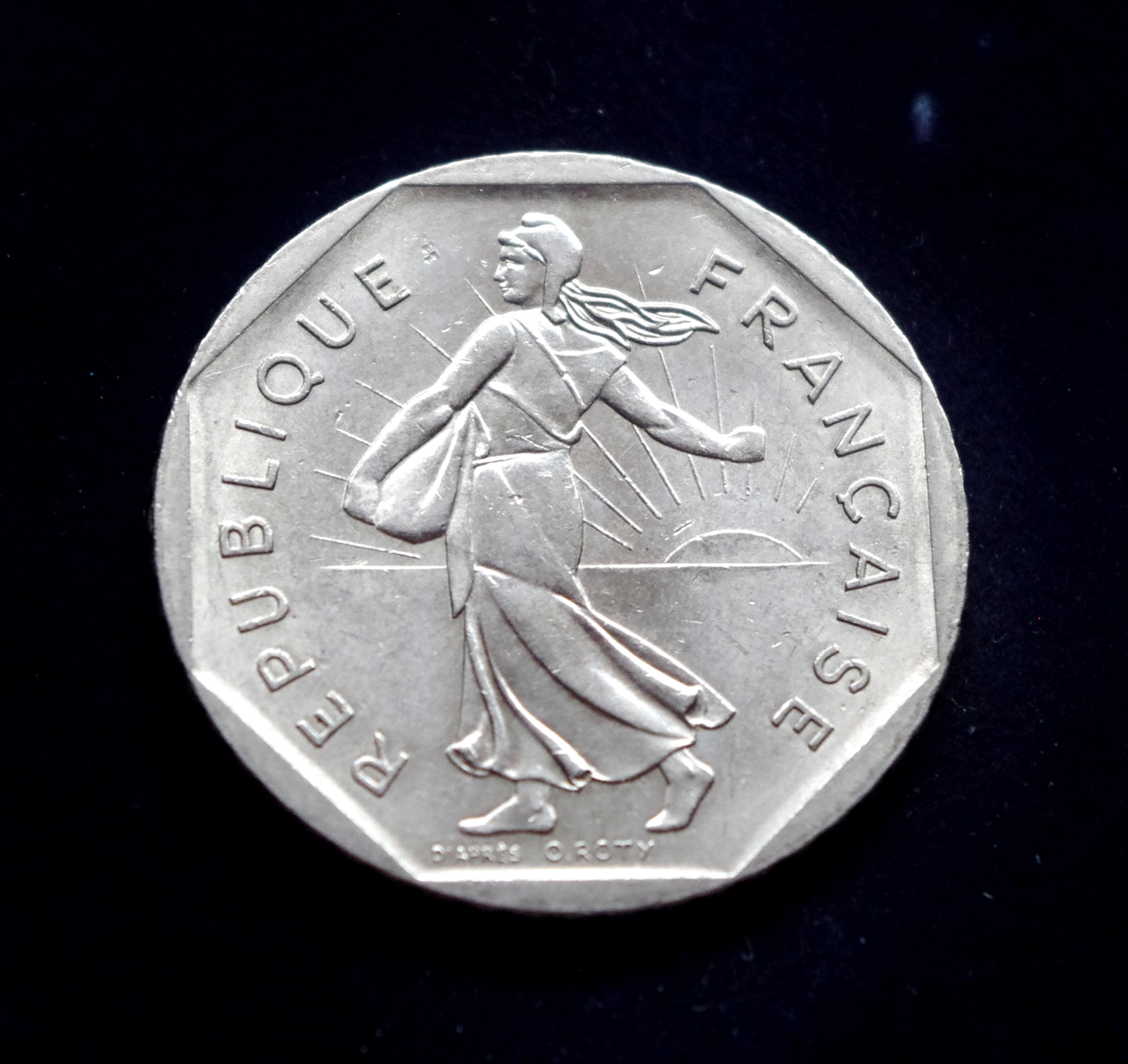 moneta, 2 frankai, Prancūzija