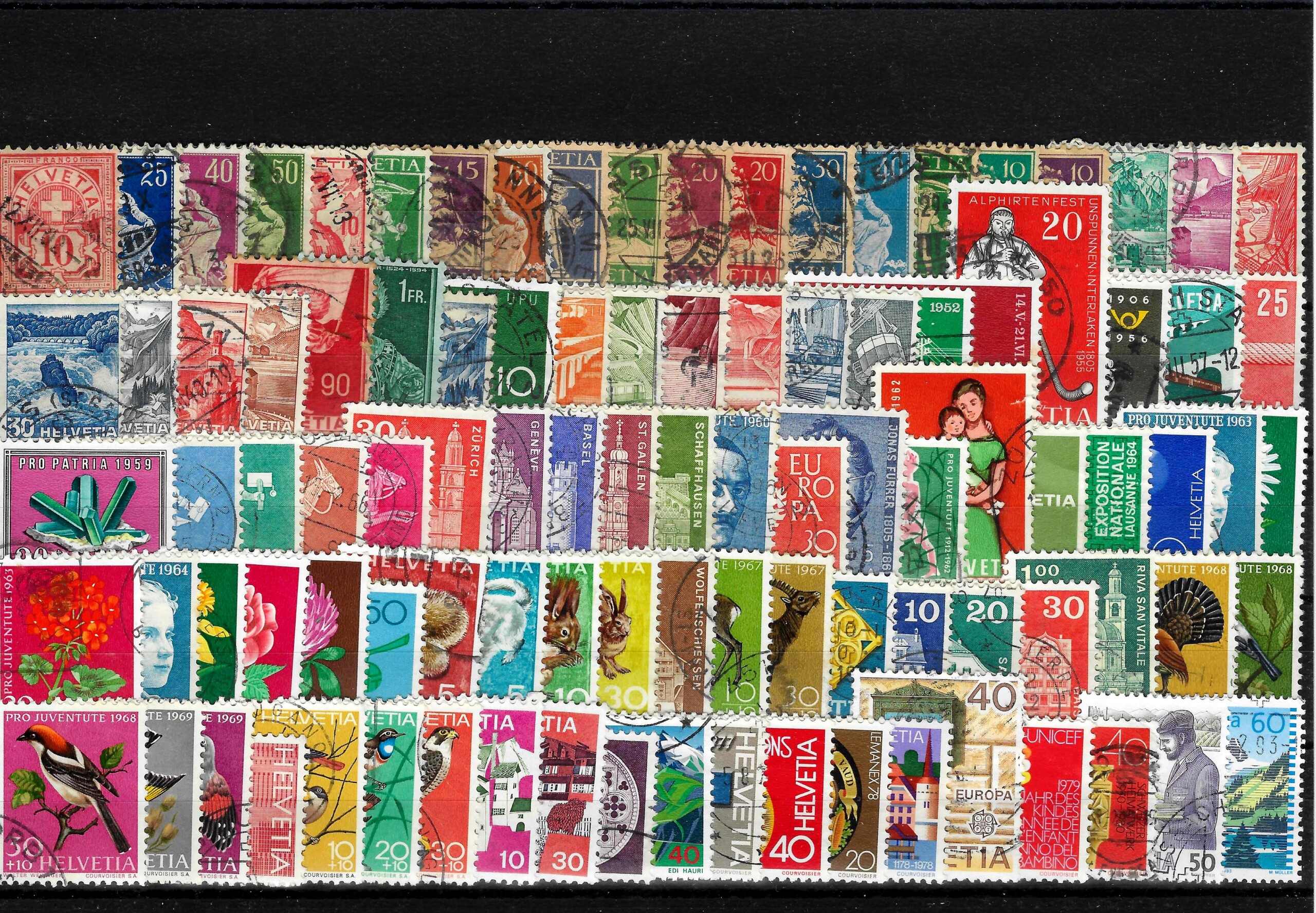 Šveicarijos pašto ženklai