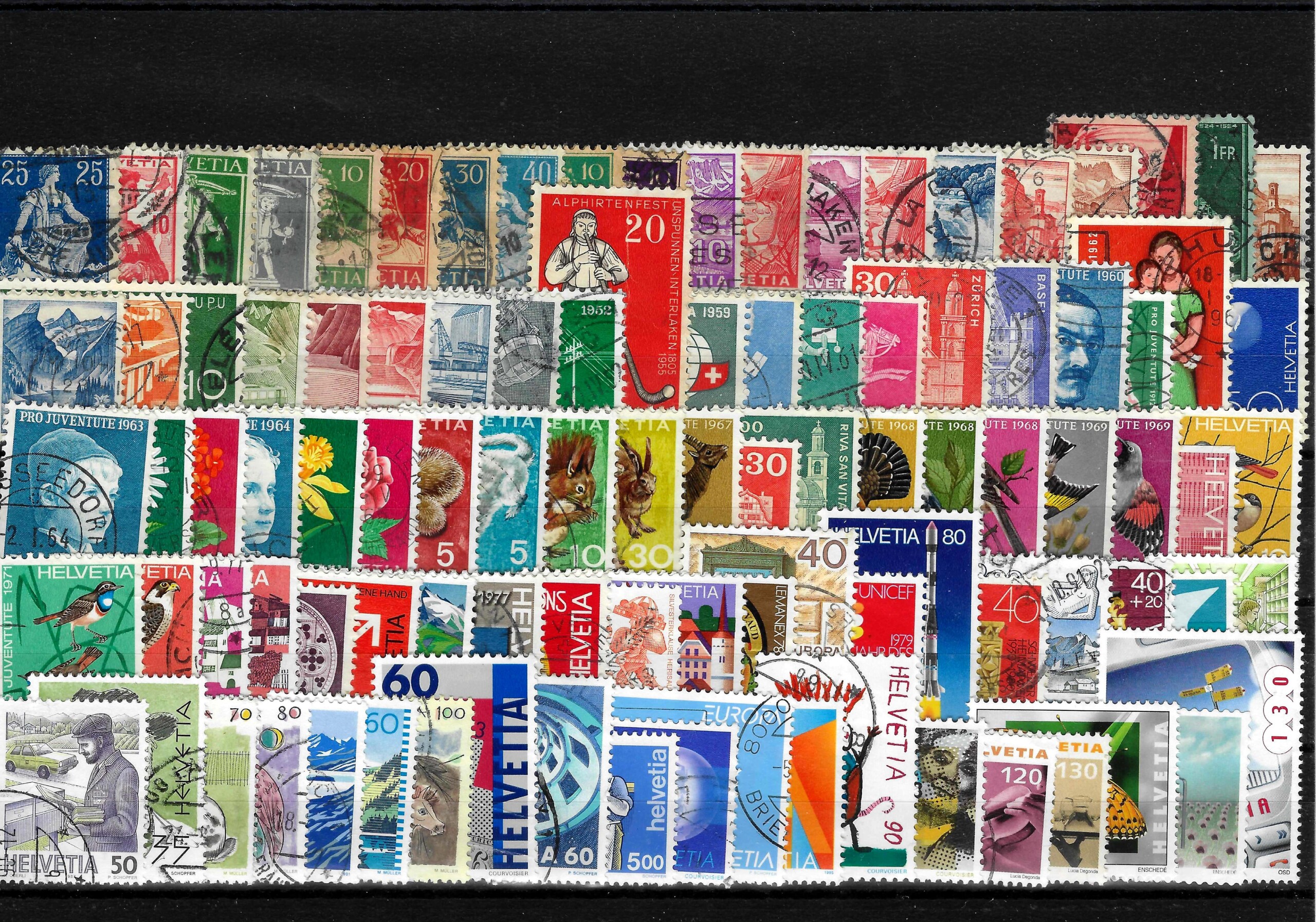 Šveicarijos pašto ženklai