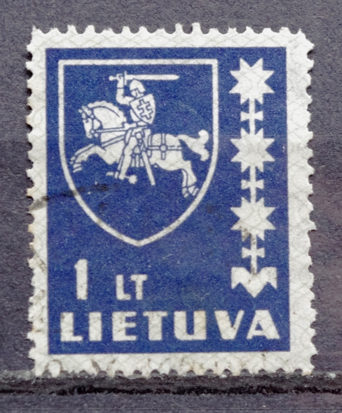 pašto ženklai, Tarpukario Lietuva. Standartinė pašto ženklų laida. Vyčio herbas I-II