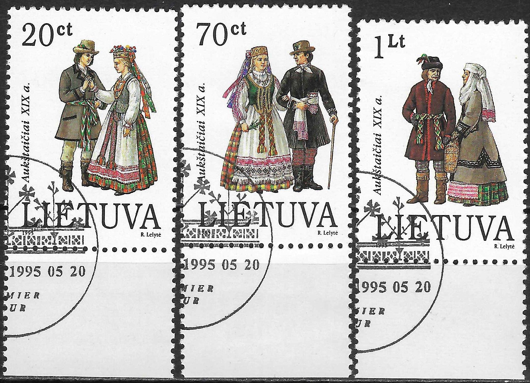 Pašto ženklai, Lietuva, Aukštaičiai