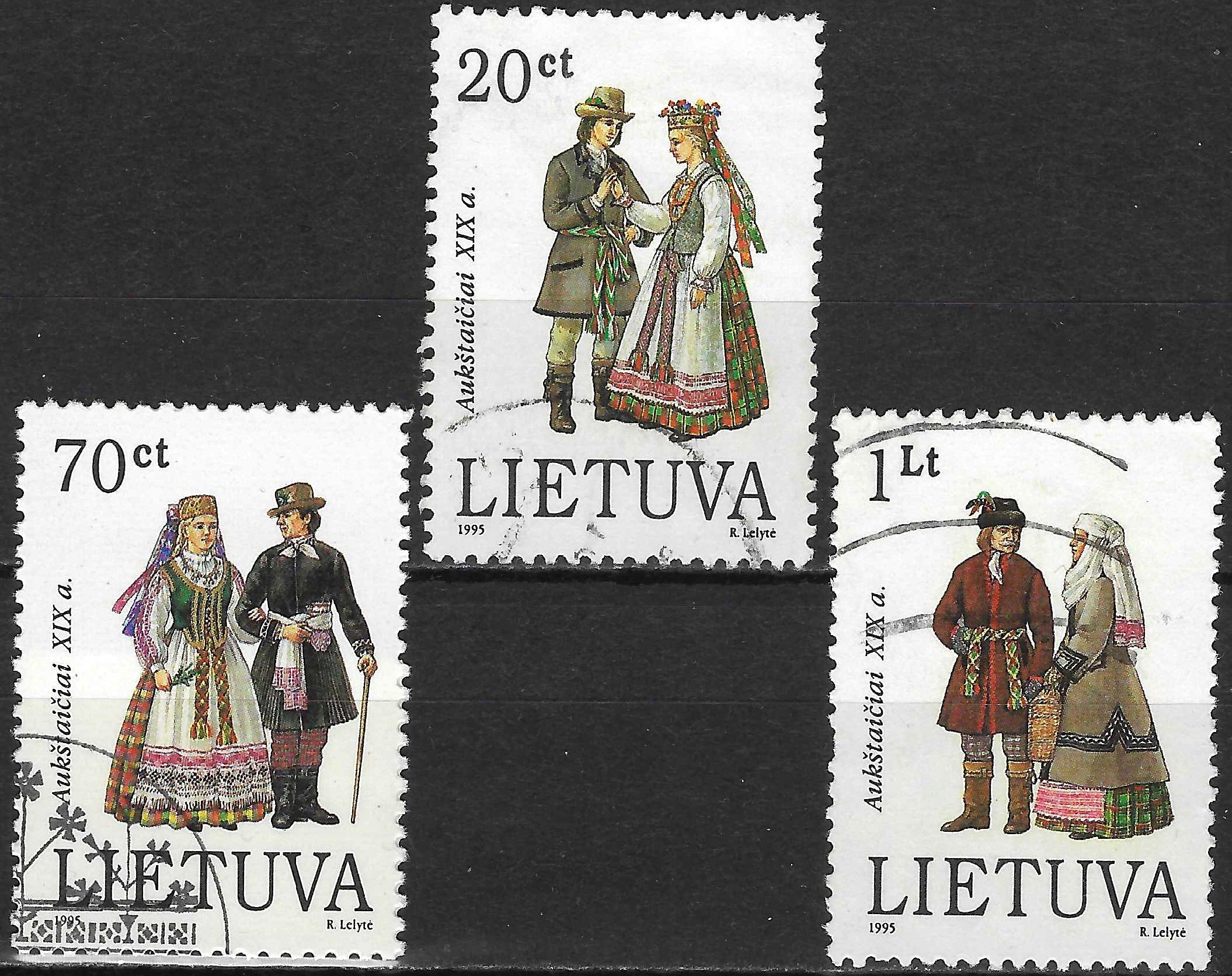 Pašto ženklai, Lietuva, Aukštaičiai