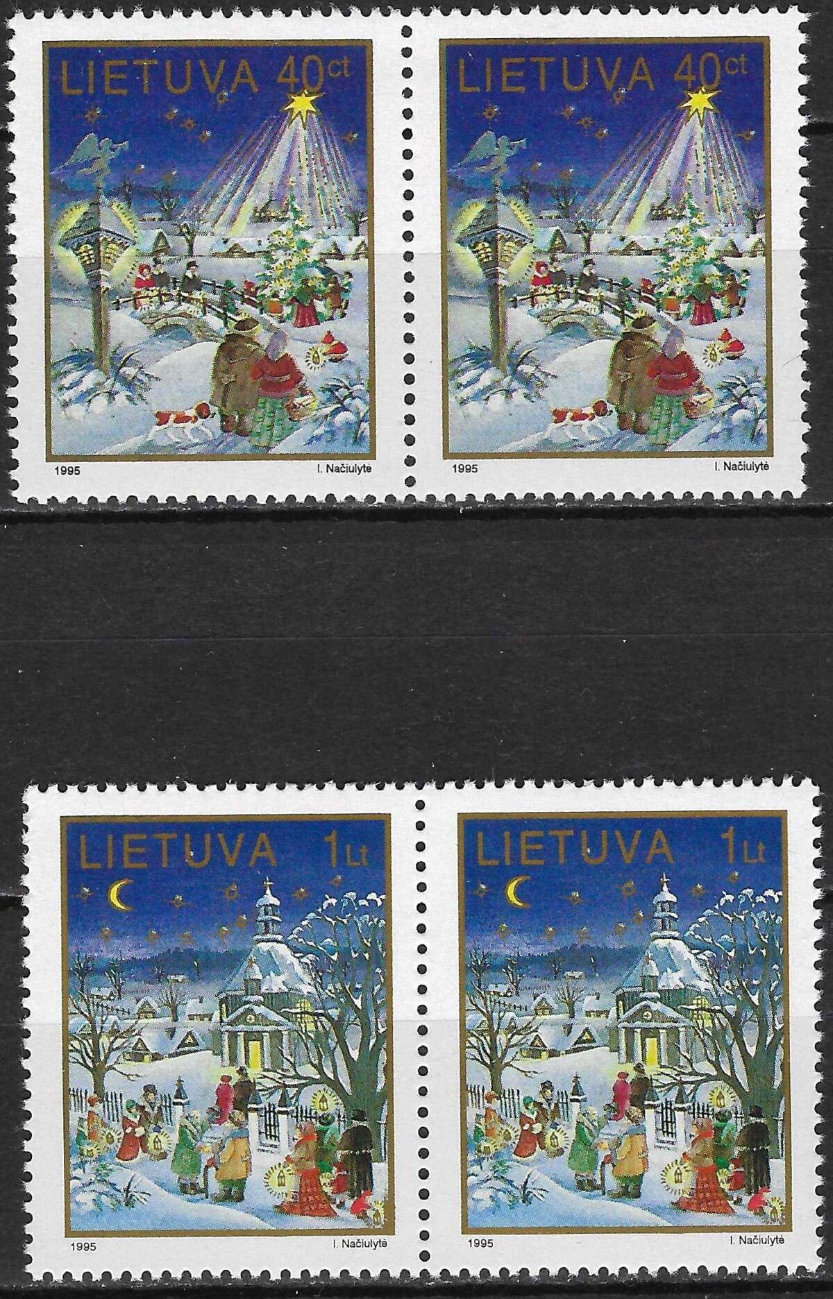 Pašto ženklai, Lietuva, Šv. Kalėdos