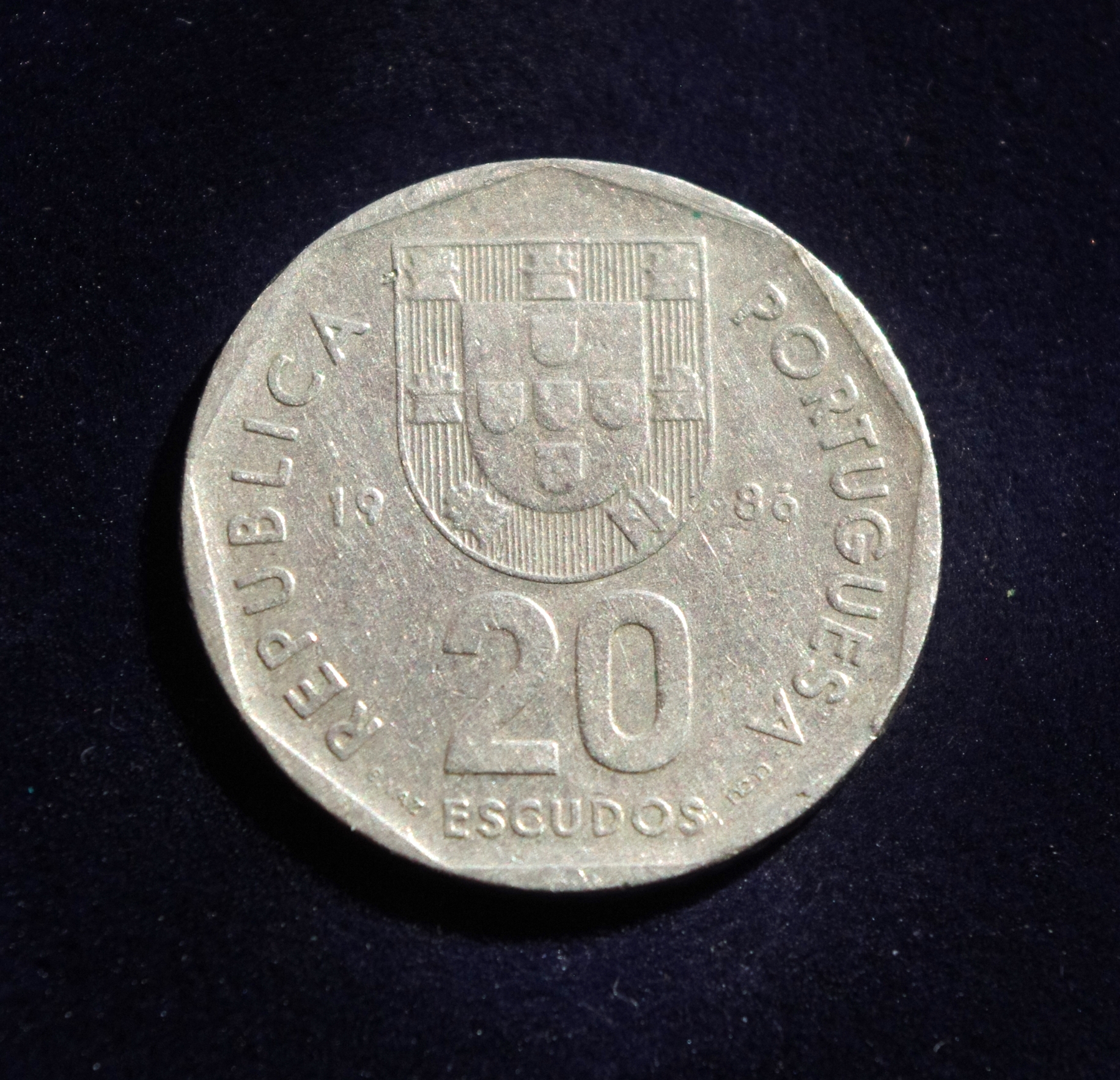 Portugalija, 20 eskudų 1986m