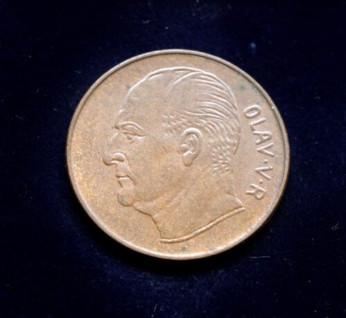 moneta, 5 erės, Norvegija, briedis