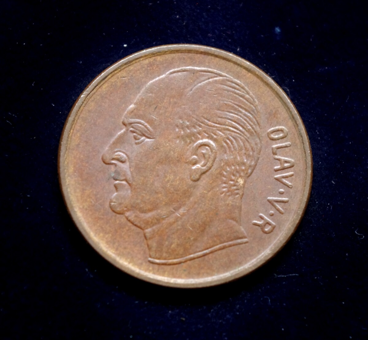moneta, 5 erės, Norvegija, briedis