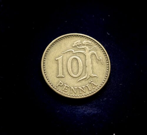 moneta, 10 pensų, Suomija