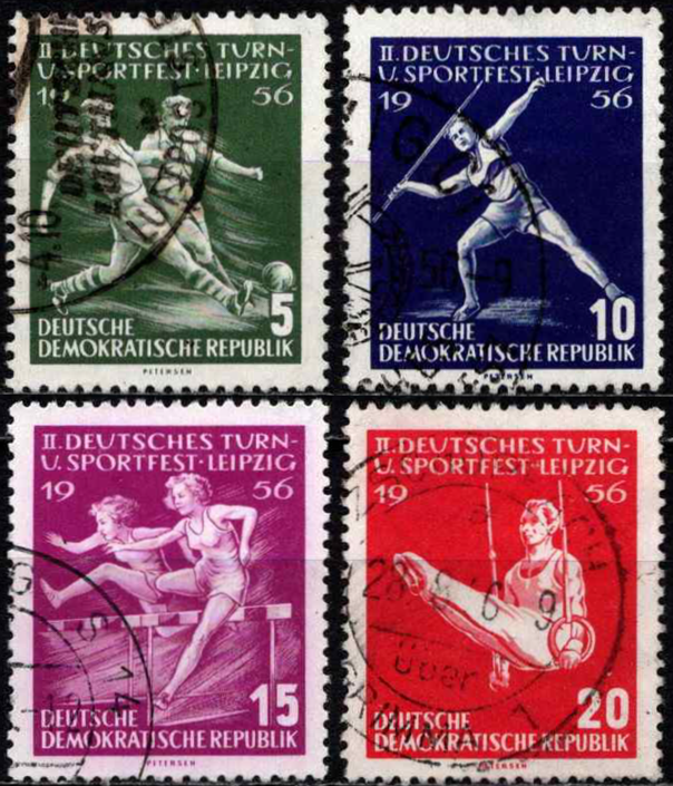 Vokietijos Demokratinė Respublika (VDR), pilna serija, MiNr 530-533 Used (O)