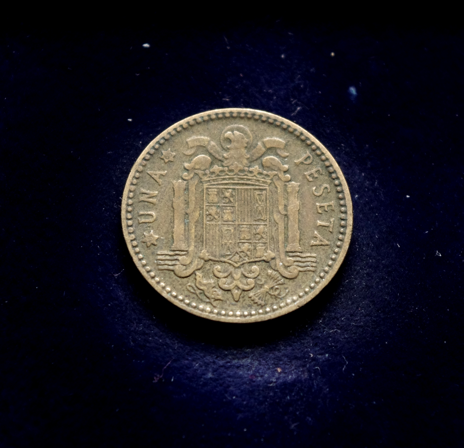 moneta, 1 peseta, Ispanija