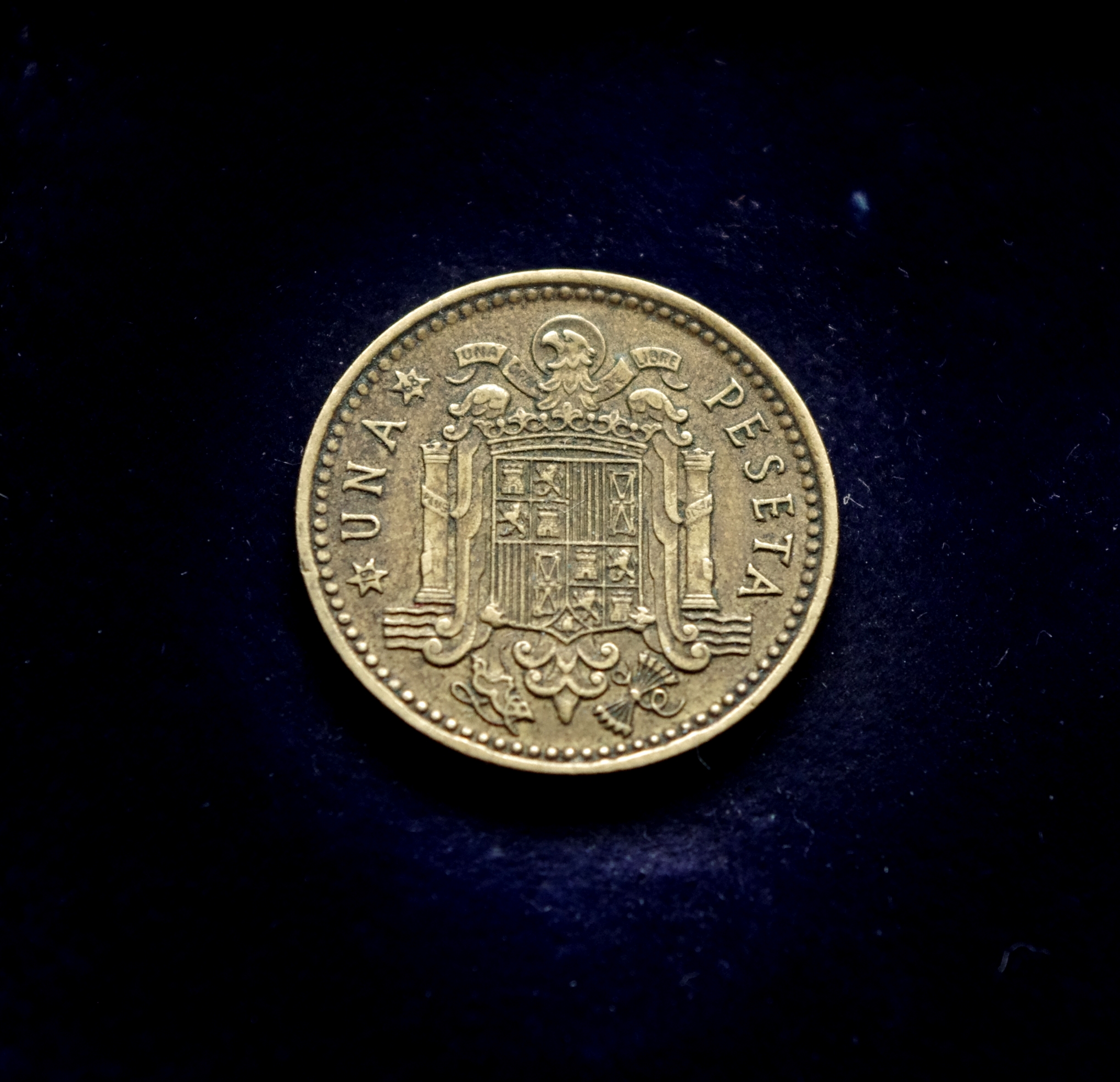 moneta, 1 peseta, Ispanija